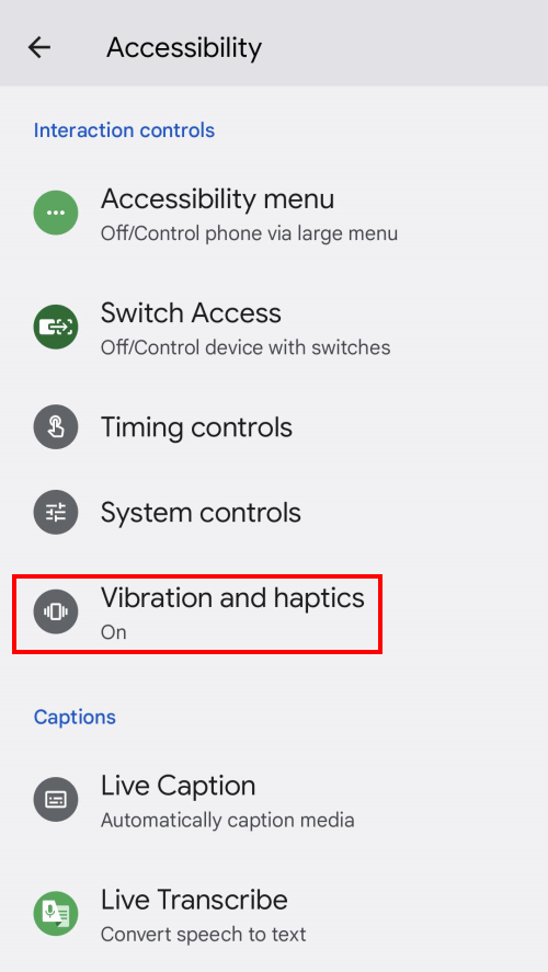 Tap Vibration and haptics